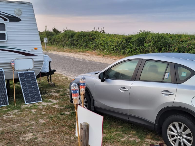 Solar panels come included but need to be set up to use. you don't need these if you have a place to plug in.