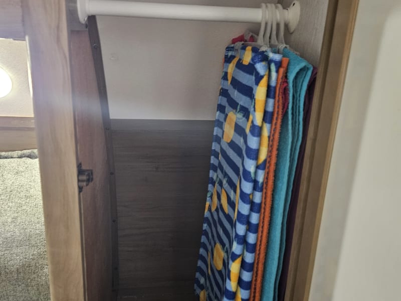 Master bed built in storage
