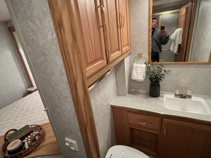 Private restroom is a must!