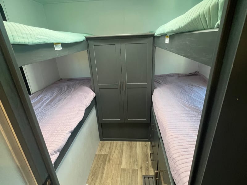4 bunk beds 