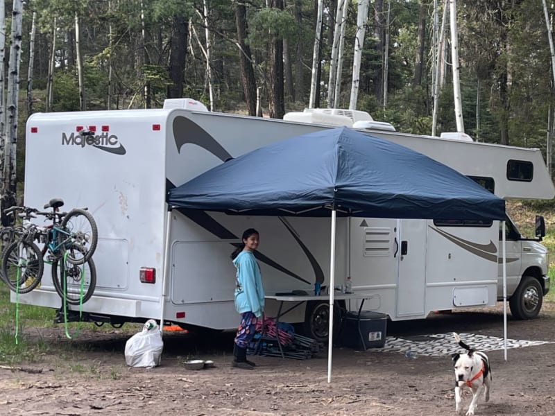 Camping in Jemez mountains
