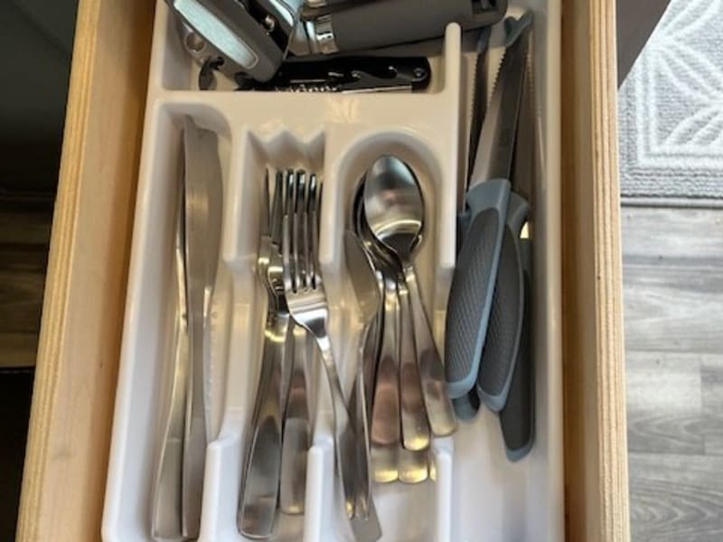 Silverware for meals.