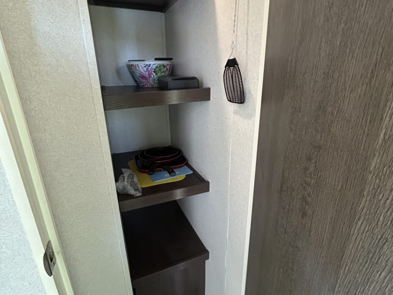 BIG pantry for all of the snacks! 