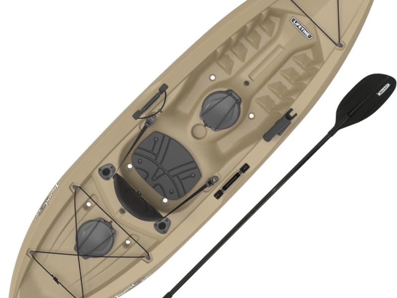 Add on: A Life time Weber kayak: Item weight: 52lbs Weight Capacity: 275lbs item length: 10ft (CGA vest not included) 