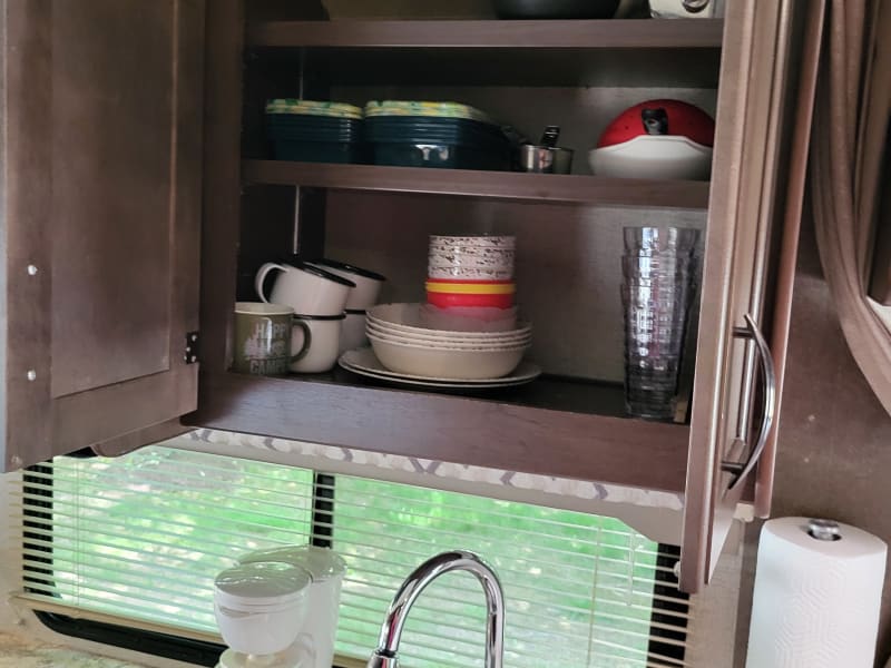 Fully stocked kitchen