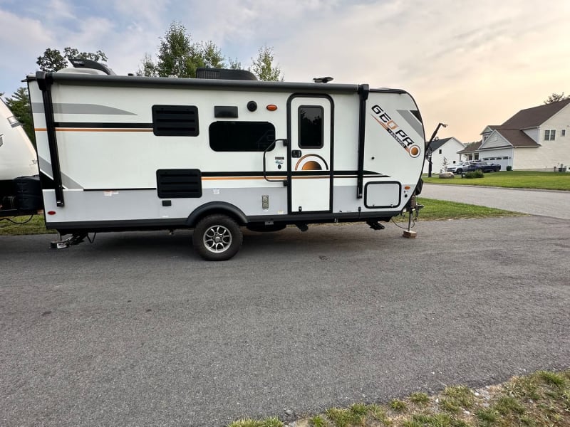 Equipped with 14’ awning 