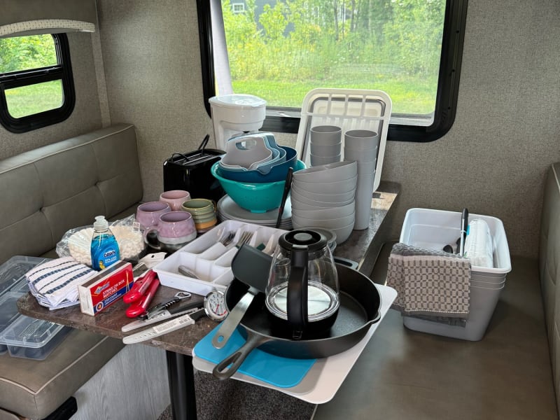 Items included with the trailer for every rental. 