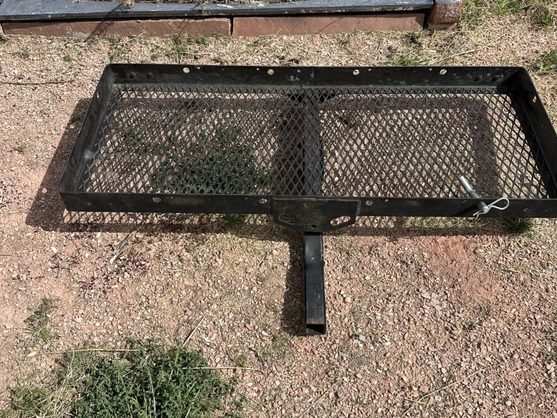 Extra hitch mounted storage is available as an add on if you need it! Great for hunting trips!