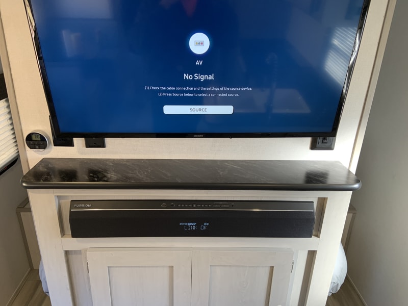LED TV with HDMI inputs and Sound bar