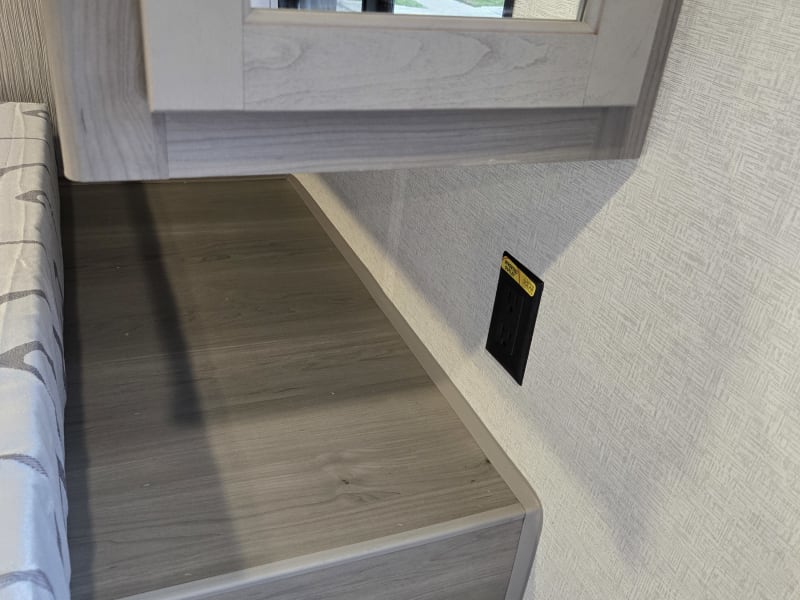 Side Table with C-USB and USB connections
