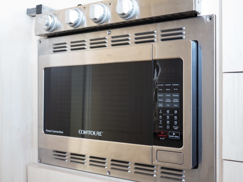 All-in-one convection oven, air fryer, microwave. 