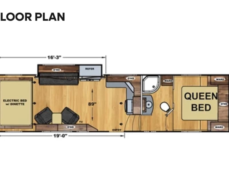 Bedroom also has Slide-Out