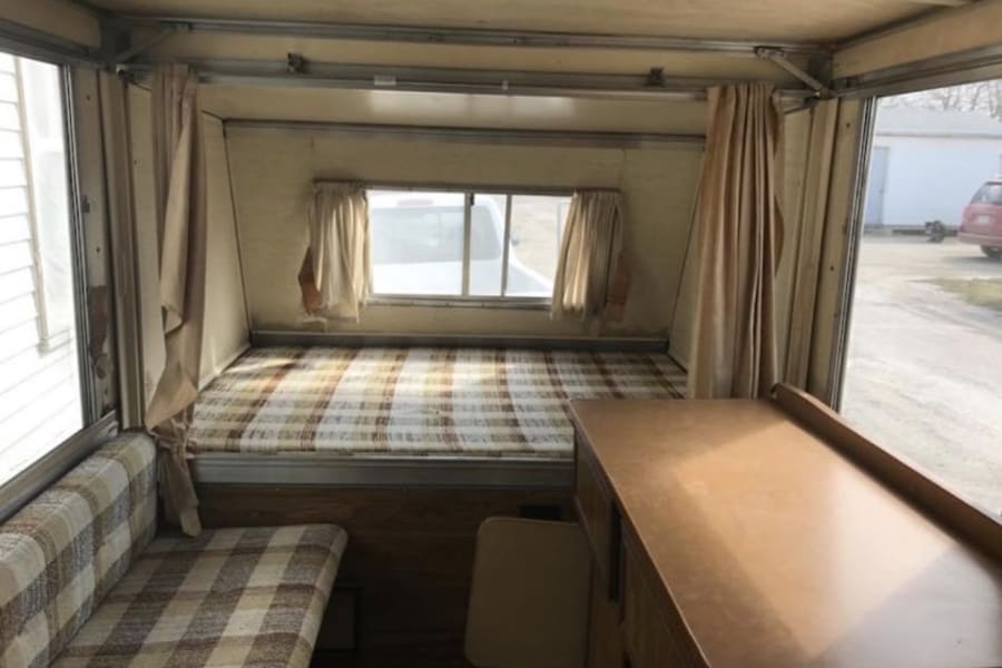 1979 Apache 16' Enclosed Trailer W/ Tandem Axle Trailer Rental in Omaha