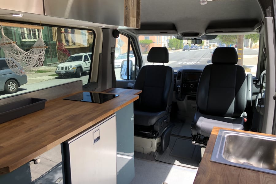 2017 Mercedes Sprinter Motor Home Camper Van Rental In San
