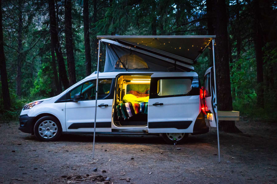 ford transit connect camper pop top