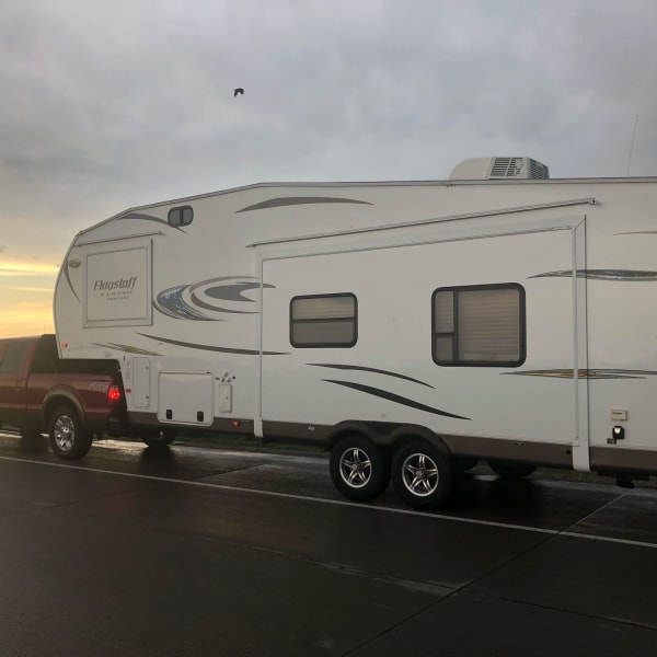 2014 Forest River Flagstaff Classic Super Lite Fifth Wheel available for rent in Rapid City, South Dakota