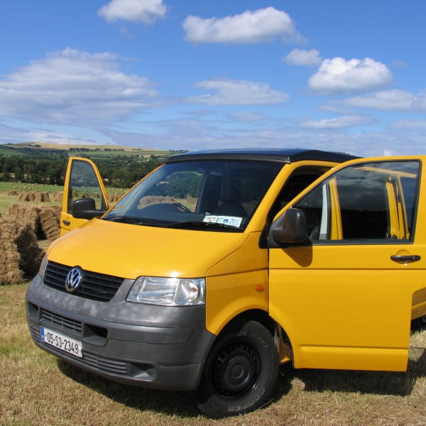 2005 Volkswagen T5 LWB 4-Berth Camper Class B available for rent in Three Mile Water, Co. Wicklow