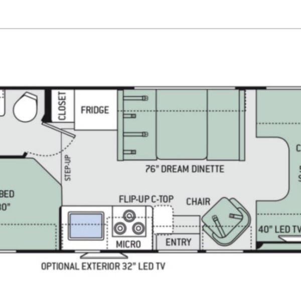 2012 Thor Motor Coach Four Winds Class C available for rent in Gurnee, Illinois