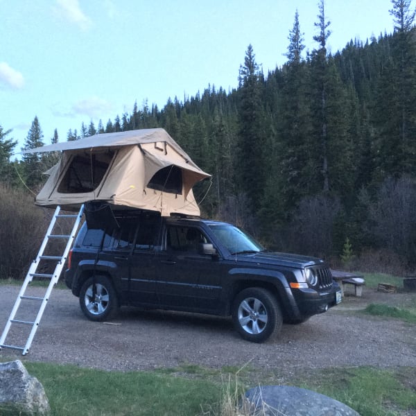 2016 Jeep Patriot Truck Camper available for rent in Bozeman, Montana