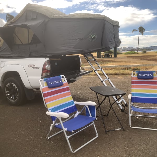2009 Toyota Tacoma Truck Camper available for rent in Honolulu, Hawaii