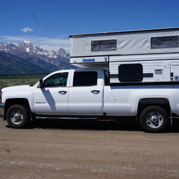 2018 Chevrolet silverado Truck Camper available for rent in Jackson, Wyoming