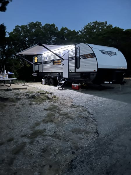 2021 Forest River Wildwood X-Lite Travel Trailer available for rent in Abilene, Texas