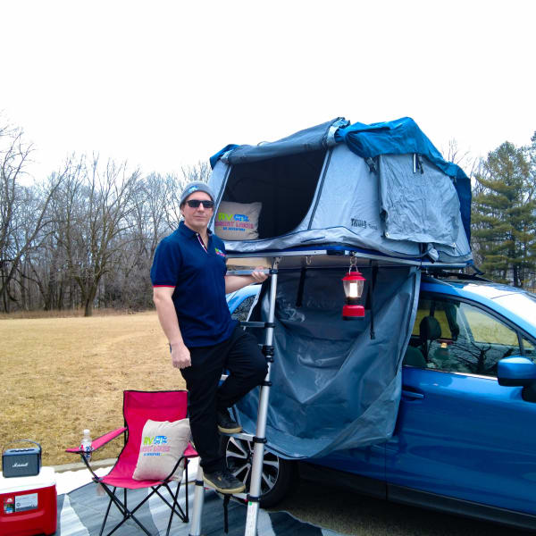 2017 Subaru Forester XT Truck Camper available for rent in Milwaukee, Wisconsin