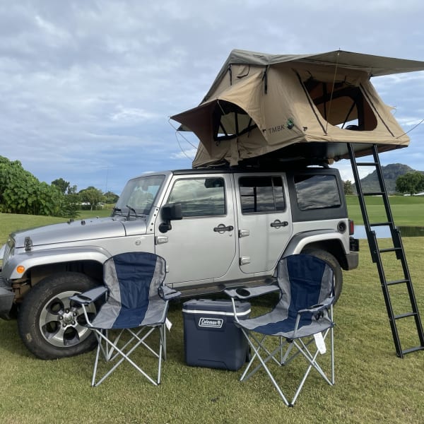 2016 Jeep wrangler Truck Camper available for rent in Lihue, Hawaii