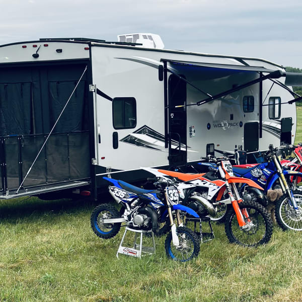 2022 Forest River Cherokee Wolf Pack Toy Hauler available for rent in Omaha, Nebraska