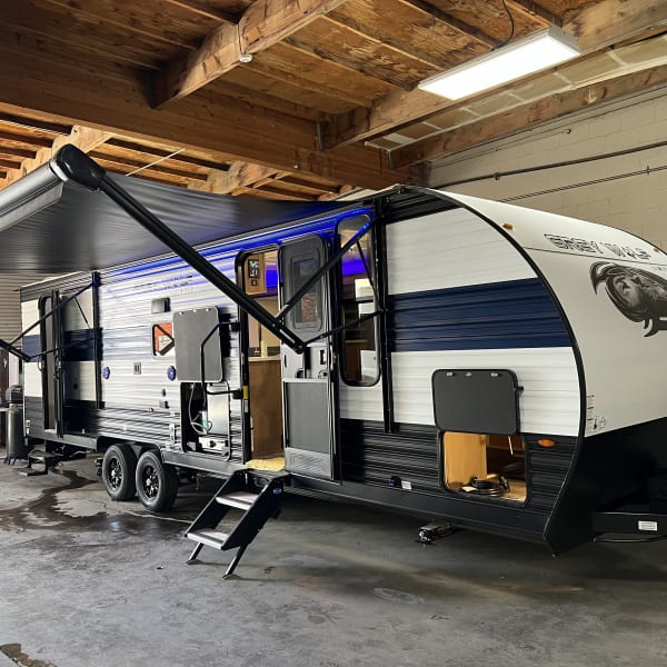 2023 Forest River Cherokee Grey Wolf 26DBH Travel Trailer available for rent in Lancaster, California