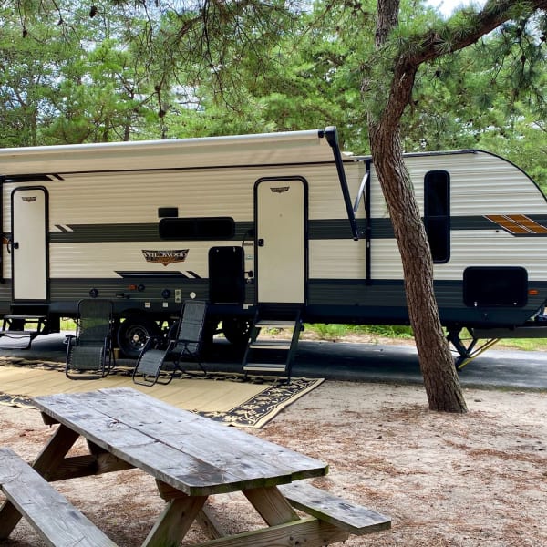 2021 Forest River Wildwood Travel Trailer available for rent in Lewes, Delaware
