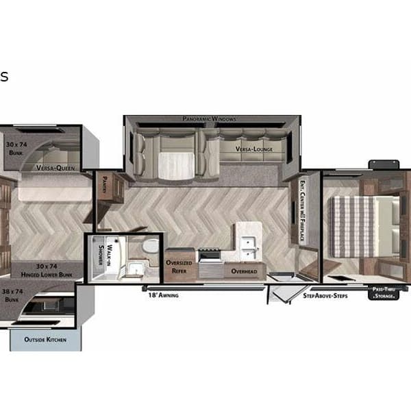 2021 Forest River Wildwood Travel Trailer available for rent in Myrtle Beach, South Carolina