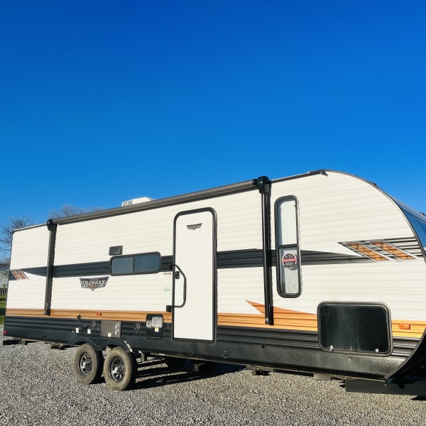 2023 Forest River Wildwood Travel Trailer available for rent in Denison, Texas