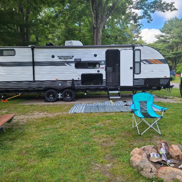 2022 Forest River Wildwood X-Lite Travel Trailer available for rent in new Bedford, Massachusetts