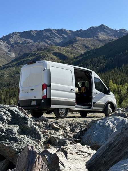 2023 Ford Transit Class B available for rent in Anchorage, Alaska