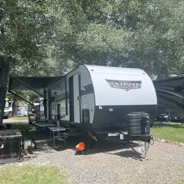 2023 Forest River Wildwood Travel Trailer available for rent in Highland, California