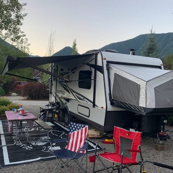 2022 Forest River Flagstaff Shamrock Travel Trailer available for rent in Mound, Minnesota