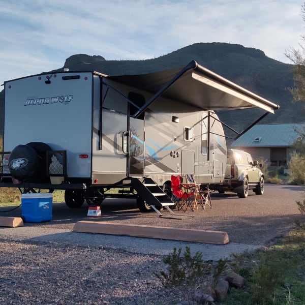 2023 Forest River Cherokee Alpha Wolf Travel Trailer available for rent in Gilbert, Arizona