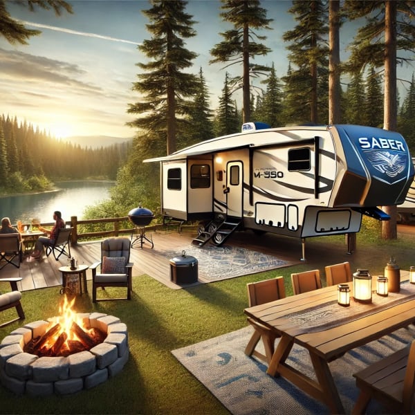 2023 Forest River Sabre Fifth Wheel available for rent in Perris, California