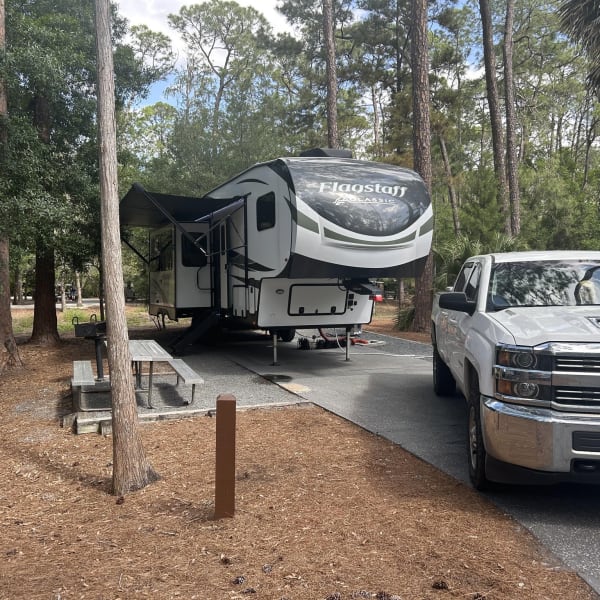 2023 Forest River Flagstaff Super Lite Fifth Wheel available for rent in Clayton, North Carolina