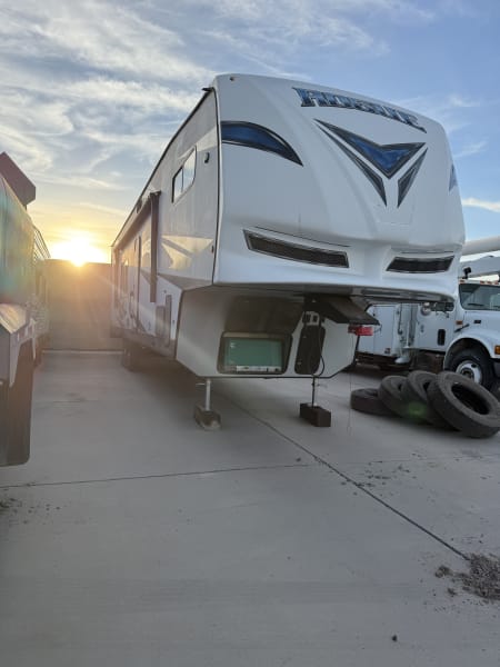 2020 Forest River Vengeance Rogue Toy Hauler Fifth Wheel available for rent in Mesa, Arizona