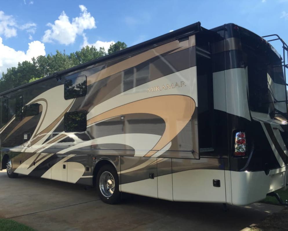 Tons of under carriage storage space on both sides with many door compartments.