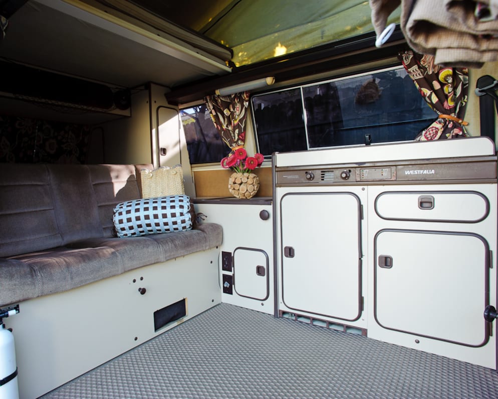 1986 Volkswagen Westfalia available for rent in Costa Mesa California