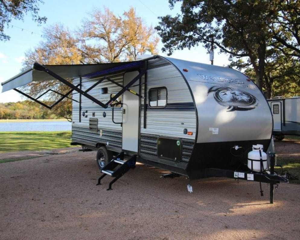 2019 Wolf Pup Travel Trailer.