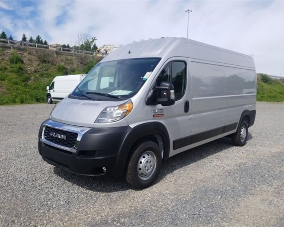 2019 Ram Promaster 159” wheel base, high roof. You can stand up inside!