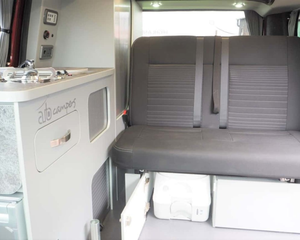 2020 2+2 berth Pop Top, manual  by Ford Transit Custom for rent in IV1 3XW