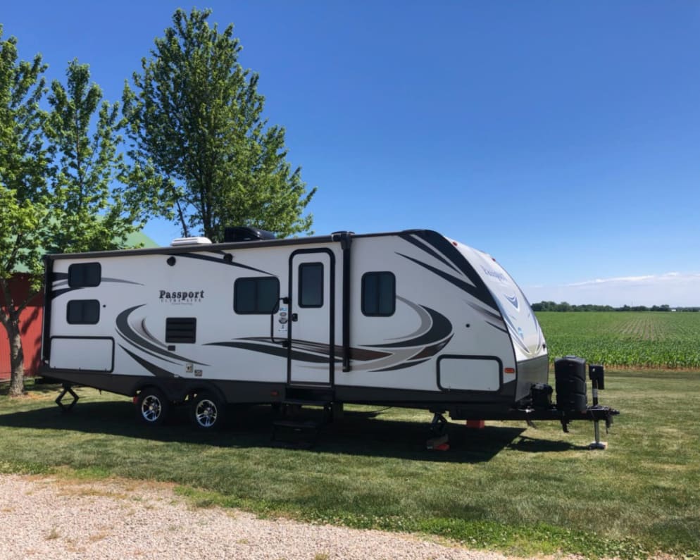 Setup at a rental site.