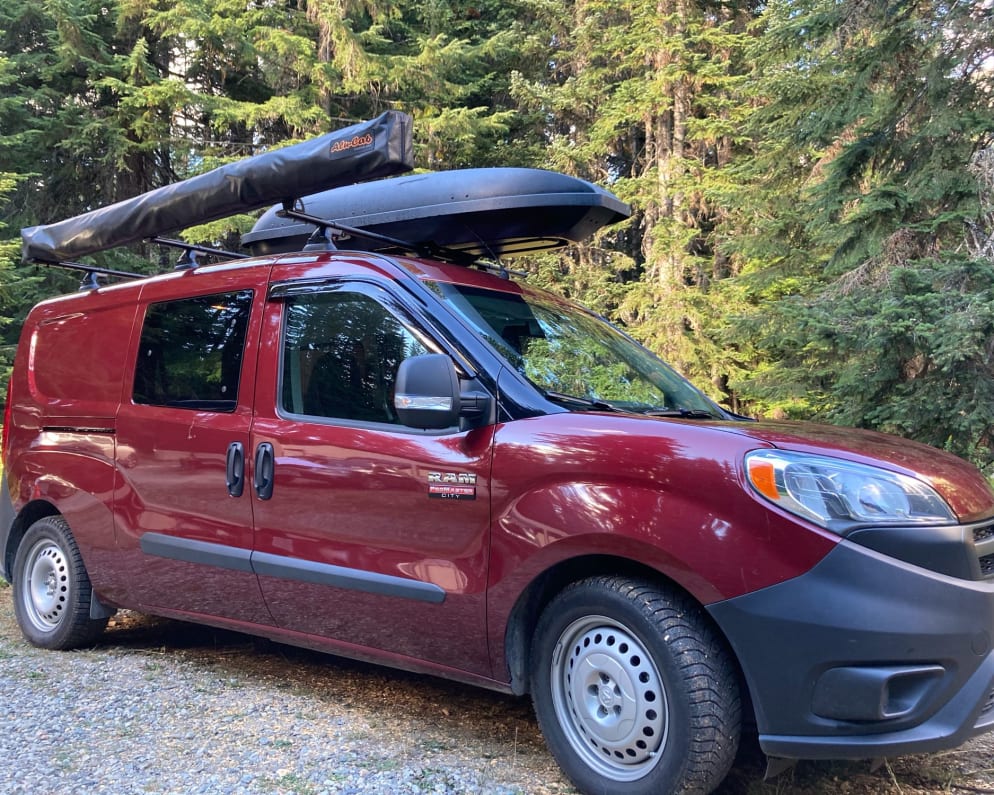 Ready for the road - under 30k miles but this van already has been to Alaska, Southern California, Glacier National Park, and all over WA and OR!