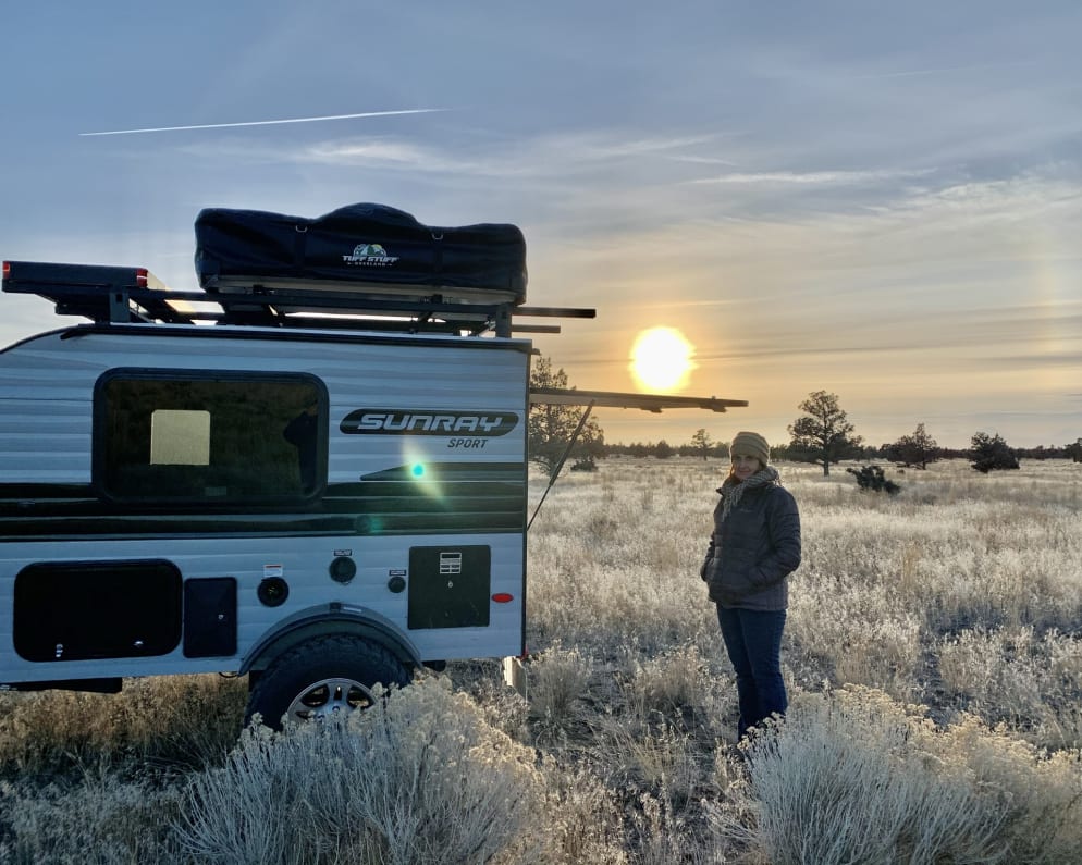 Explore your adventure in this 1280 lbs off grid solar equipped RV.  Sleeps 6 adults with RTT annex.  Craft your adventure. 