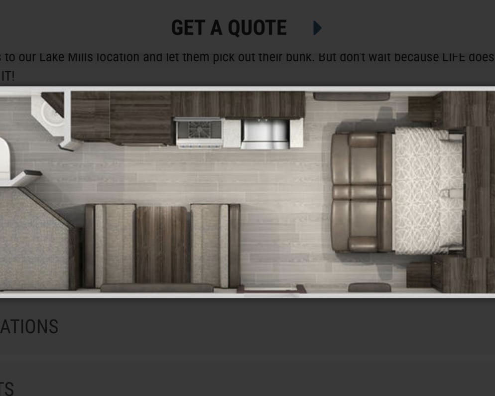 2020 Forest River Cherokee Grey Wolf 22MKSE available for rent in Adrian Michigan